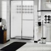 shower enclosures - sliding shower doors  -Decor Plus Raindrop Glass 2 - Keystone