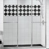 shower enclosures - sliding shower doors  - triple plus chrome - Keystone
