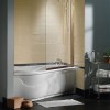 shower enclosures - Sliding Tub Doors - tub shield deluxe gold - Keystone