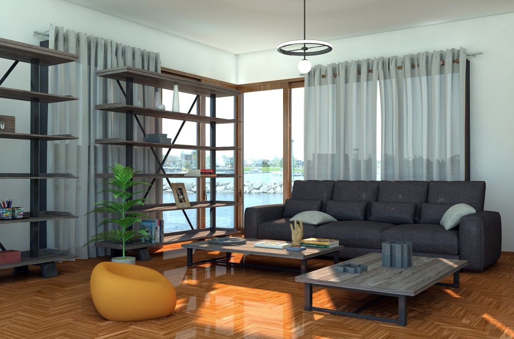 custom shelving Toronto living room