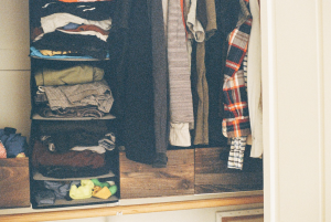 messy closet